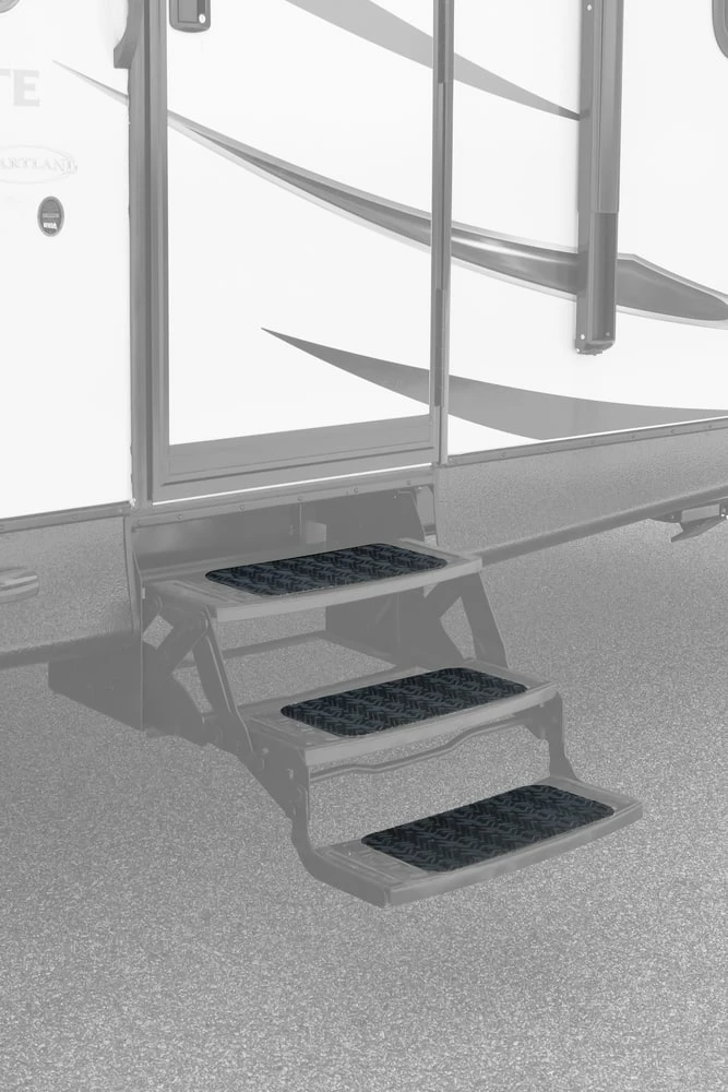 CAMCO 42970 RV Step Treads, 18 X 8-in, Black, 3-pk - Image 7