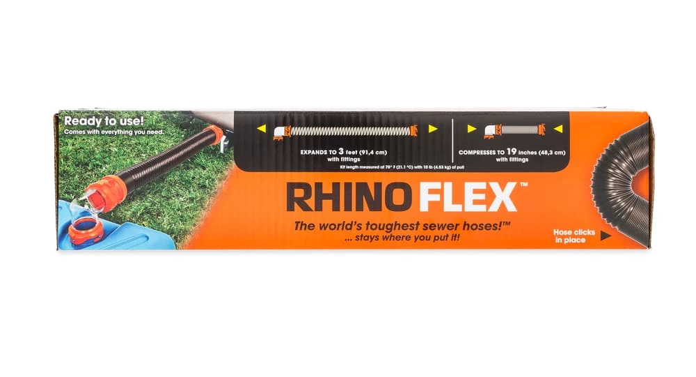 CAMCO 39768 RhinoFLEX Tote Tank Sewer Hose Kit - Image 4