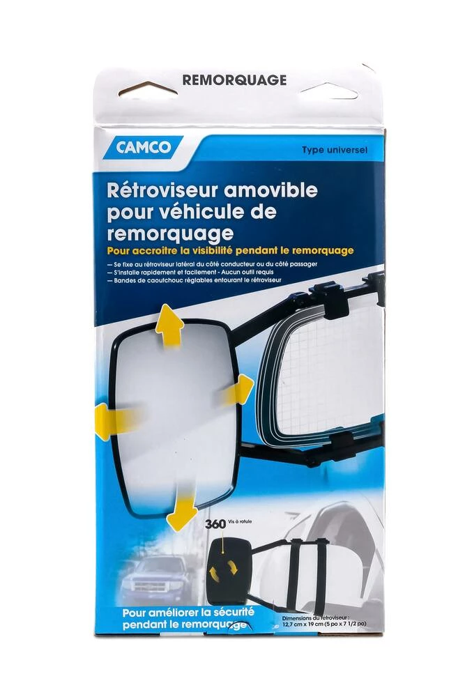 CAMCO 25650 Towing Mirror Clamp On, Single - Image 6