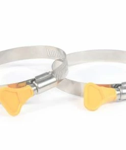 CAMCO 39553 3-in Sewer Hose Twist-It Clamps, 2-pk