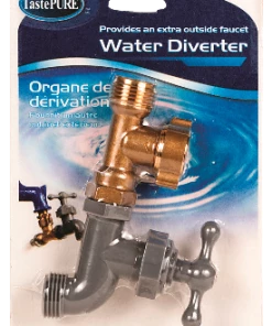CAMCO 22475 TastePURE Water Diverter Faucet With Hose Gripper