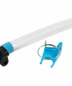 CAMCO 40003 RV Water Tank Filler, With Shutoff Valve & Grip, Blue